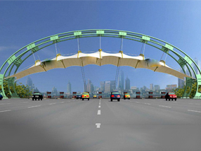 膜結構收費站工程